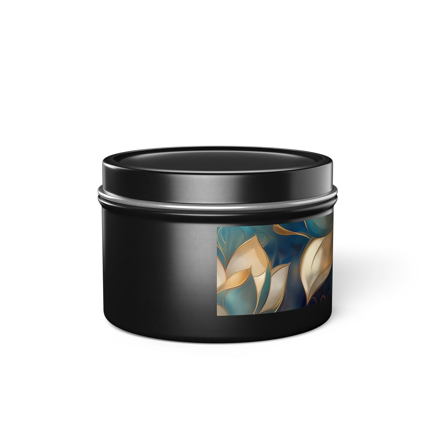 Lotus Blossom Aromatherapy Tin Candle | Hand-Poured Coconut Soy Wax | 4oz & 8oz