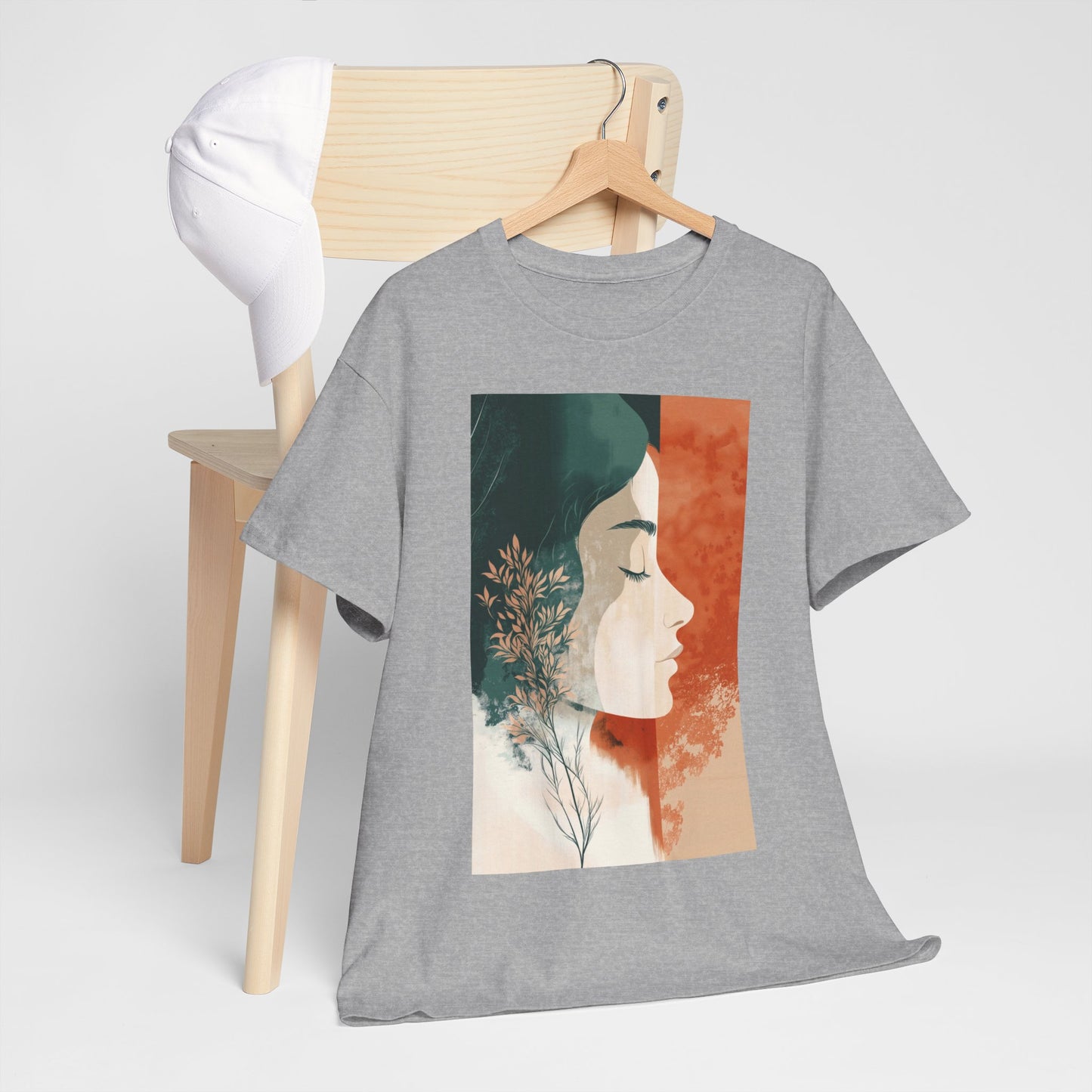 Inner Calm Unisex Heavy Cotton Tee – Zen-inspirierte Kunst für ein friedliches Leben