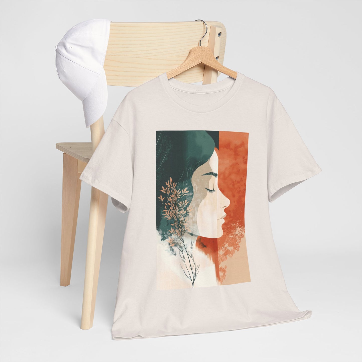 Inner Calm Unisex Heavy Cotton Tee – Zen-inspirierte Kunst für ein friedliches Leben